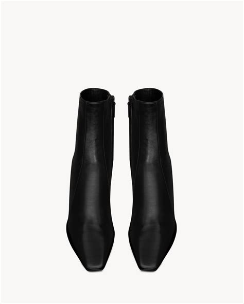 pleather ysl boots men|RAINER boots in smooth leather .